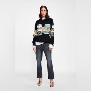 Zara Printed Sweatshirt